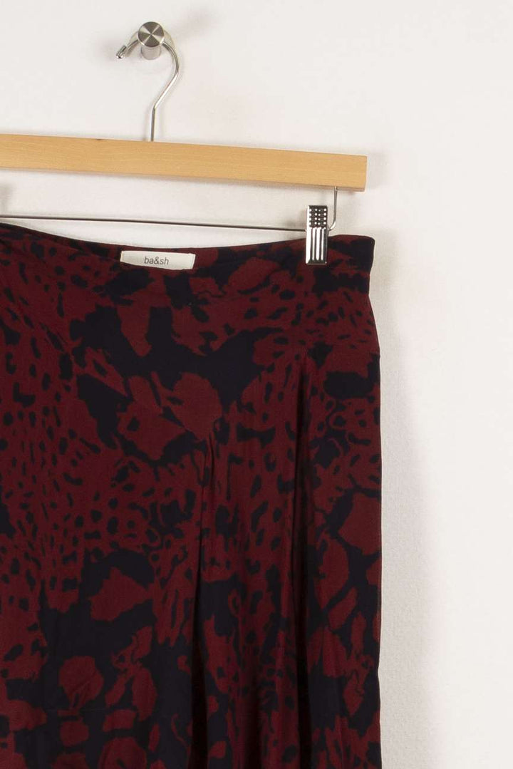 Jupe courte bordeaux - Taille S/36