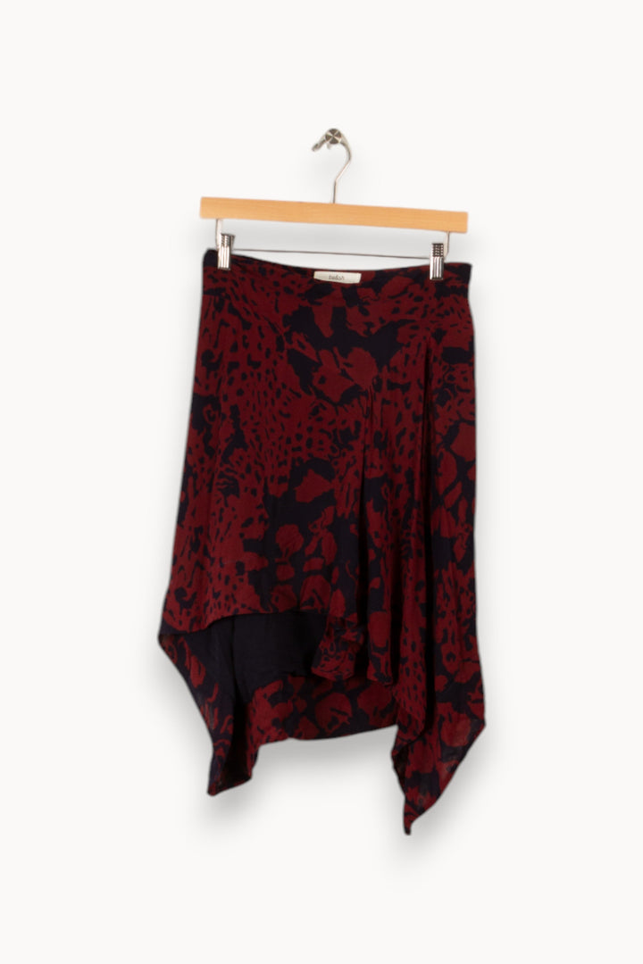 Jupe courte bordeaux - Taille S/36