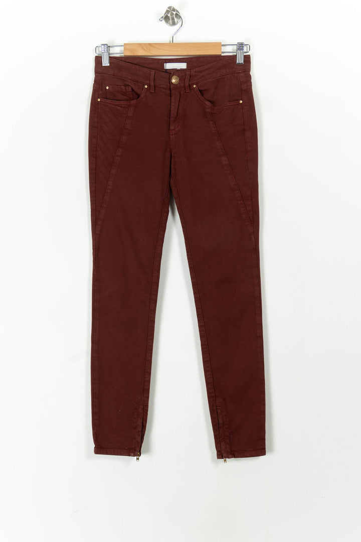 Jean Bordeaux - Taille S/36 de la marque IKKS | PARAD18818 - Vendu par Paradigme - Image 2