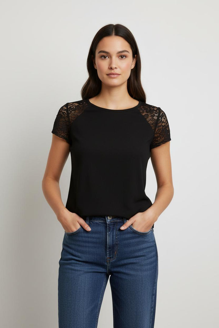 Blouse Noire - Taille L/40