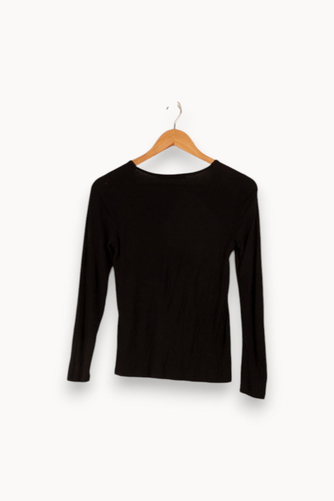 T-shirt manches longues noir - Taille XS/34
