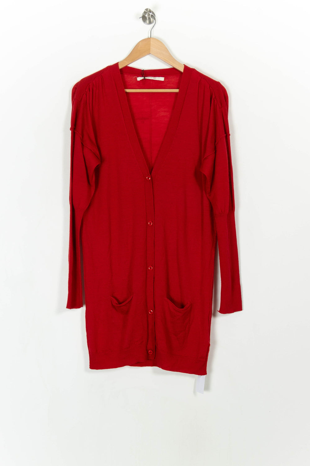 Cardigan Rouge - Taille M/38 de la marque IKKS | PARAD18926 - Vendu par Paradigme - Image 2