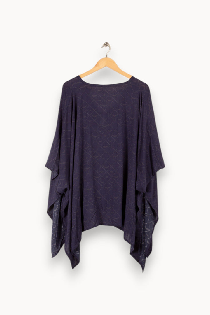 Blouse bleu foncé - Taille S/36