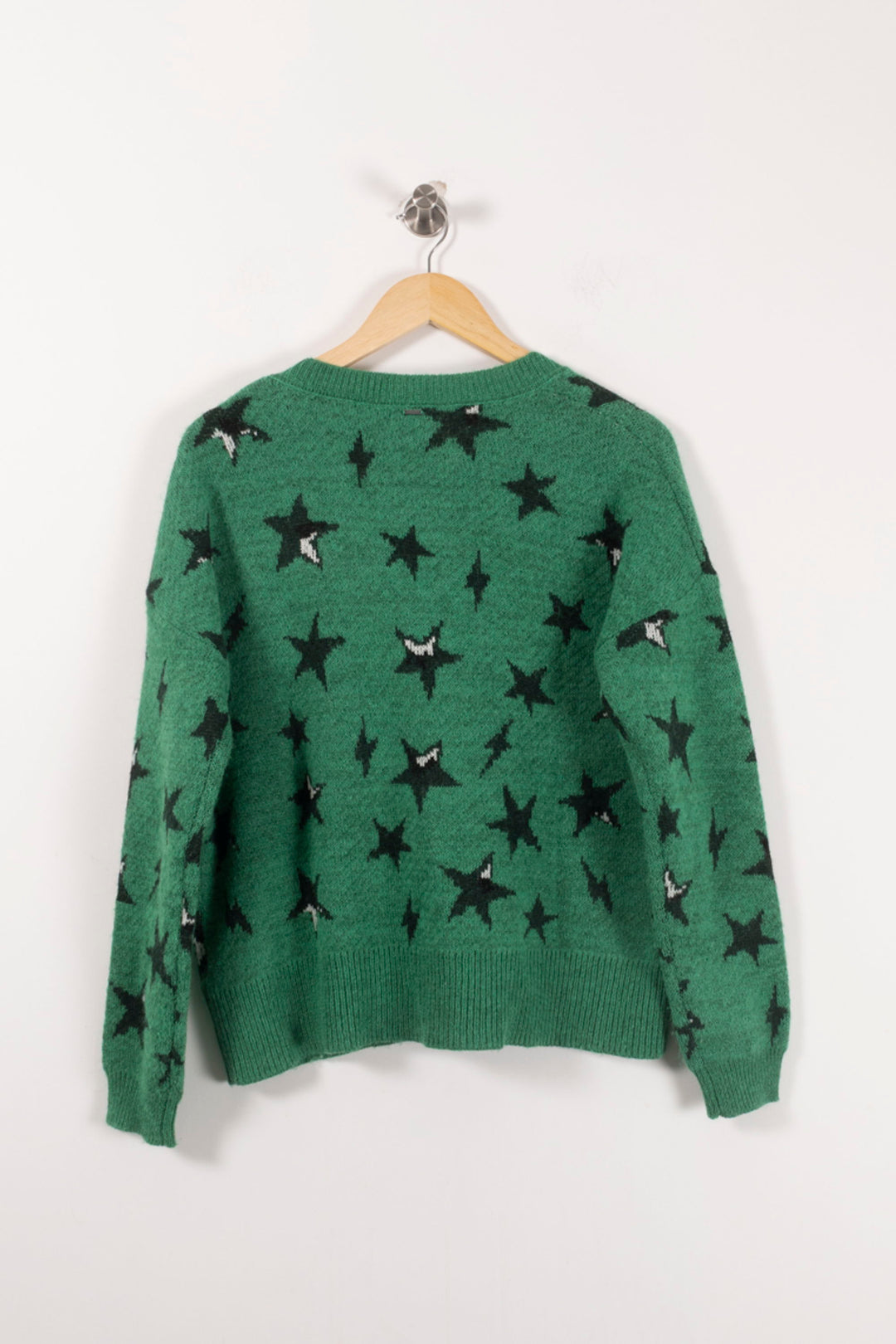 Pull Vert et Noir - Taille S/36 de la marque IKKS | PARAD18983 - Vendu par Paradigme - Image 4