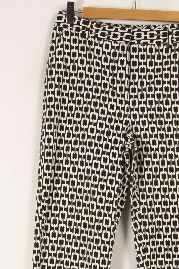 Pantalon noir et blanc - Taille M/38