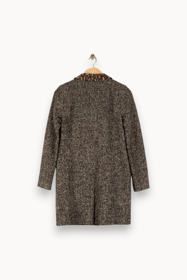 Manteau Gris et Marron - Taille XS/34 de la marque IKKS | PARAD19046 - Vendu par Paradigme - Image 4