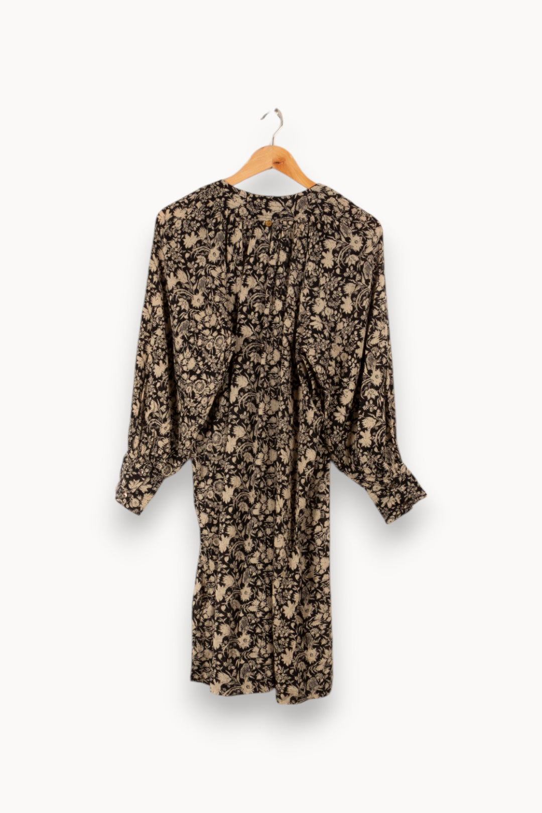 Robe noire à motifs - Taille XS/34