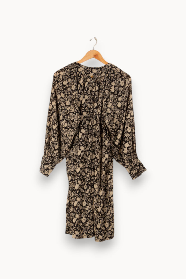Robe noire à motifs - Taille XS/34