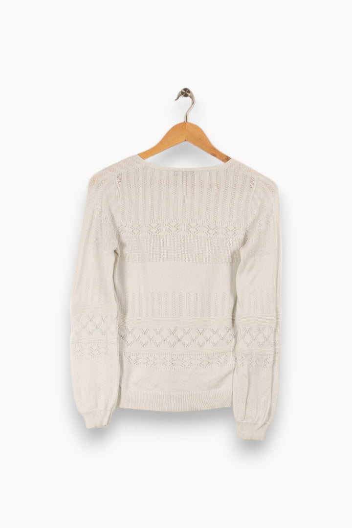 Pull blanc - Taille XS/34