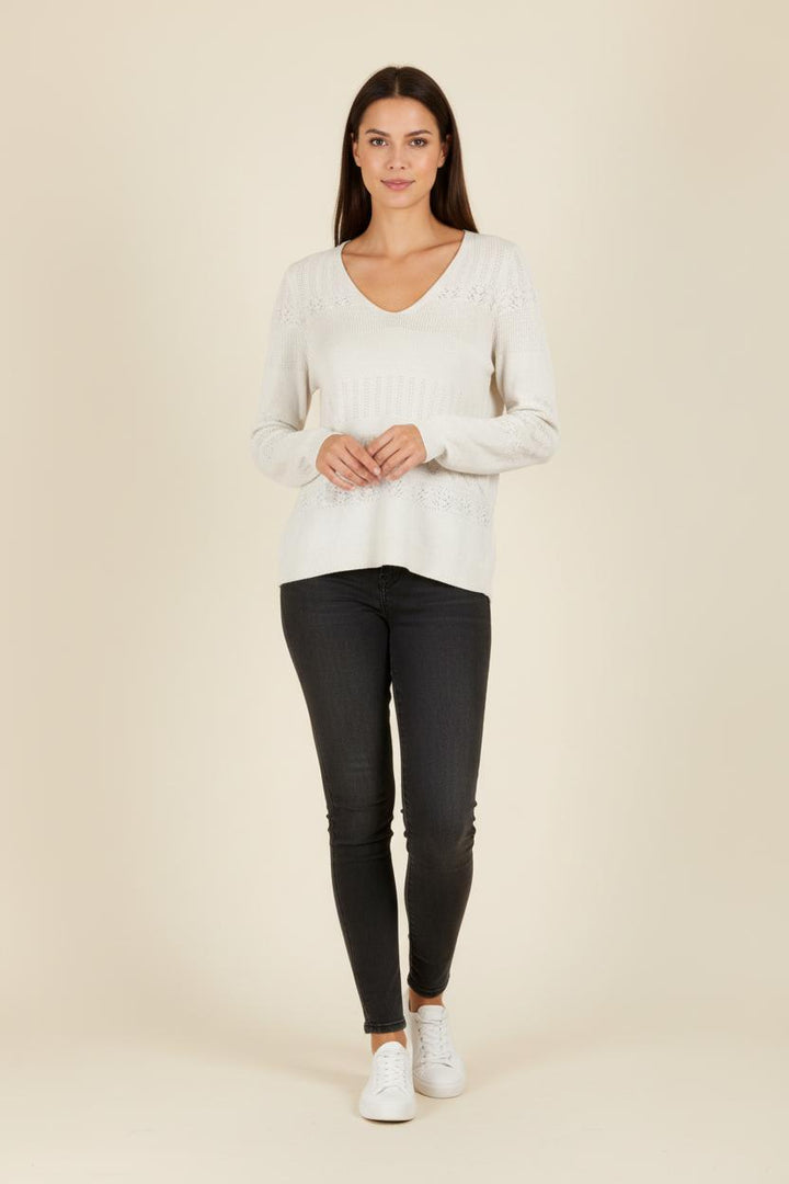 Pull blanc - Taille XS/34