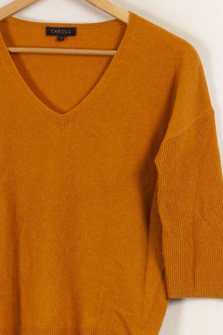 Pull orange - Taille XS/34