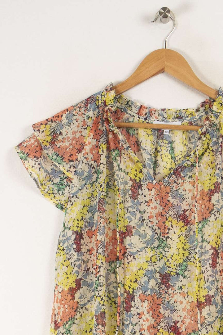 Blouse multicolore - Taille M/38