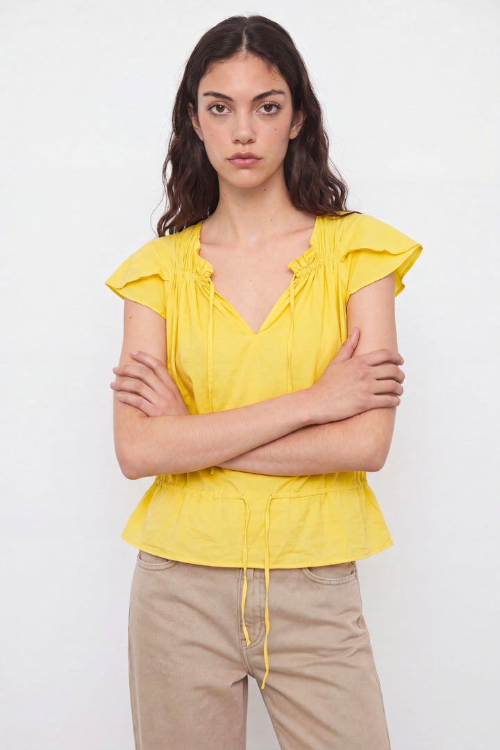 Top jaune - Taille L/40