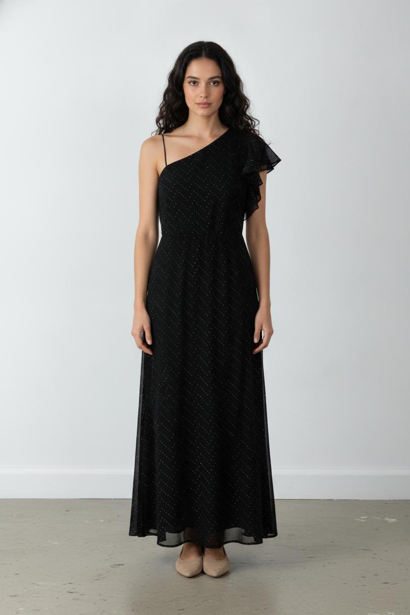 Robe Longue Noire - Taille M/38 de la marque Maje | PARAD19145 - Vendu par Paradigme - Image 1