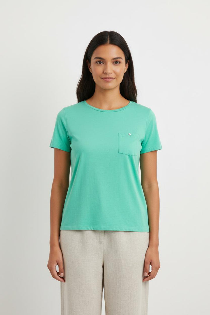 T-shirt vert - Taille XS/34