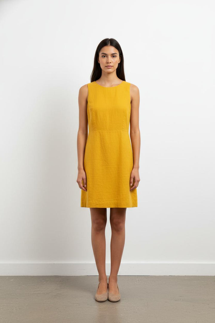 Robe courte jaune - Taille M/38