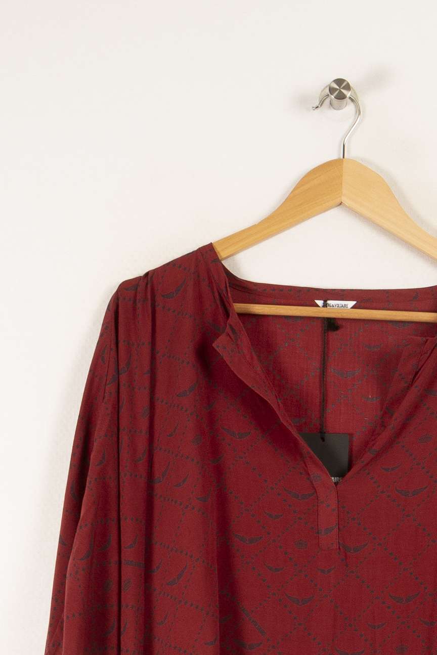 Blouse bordeaux - Taille S/36