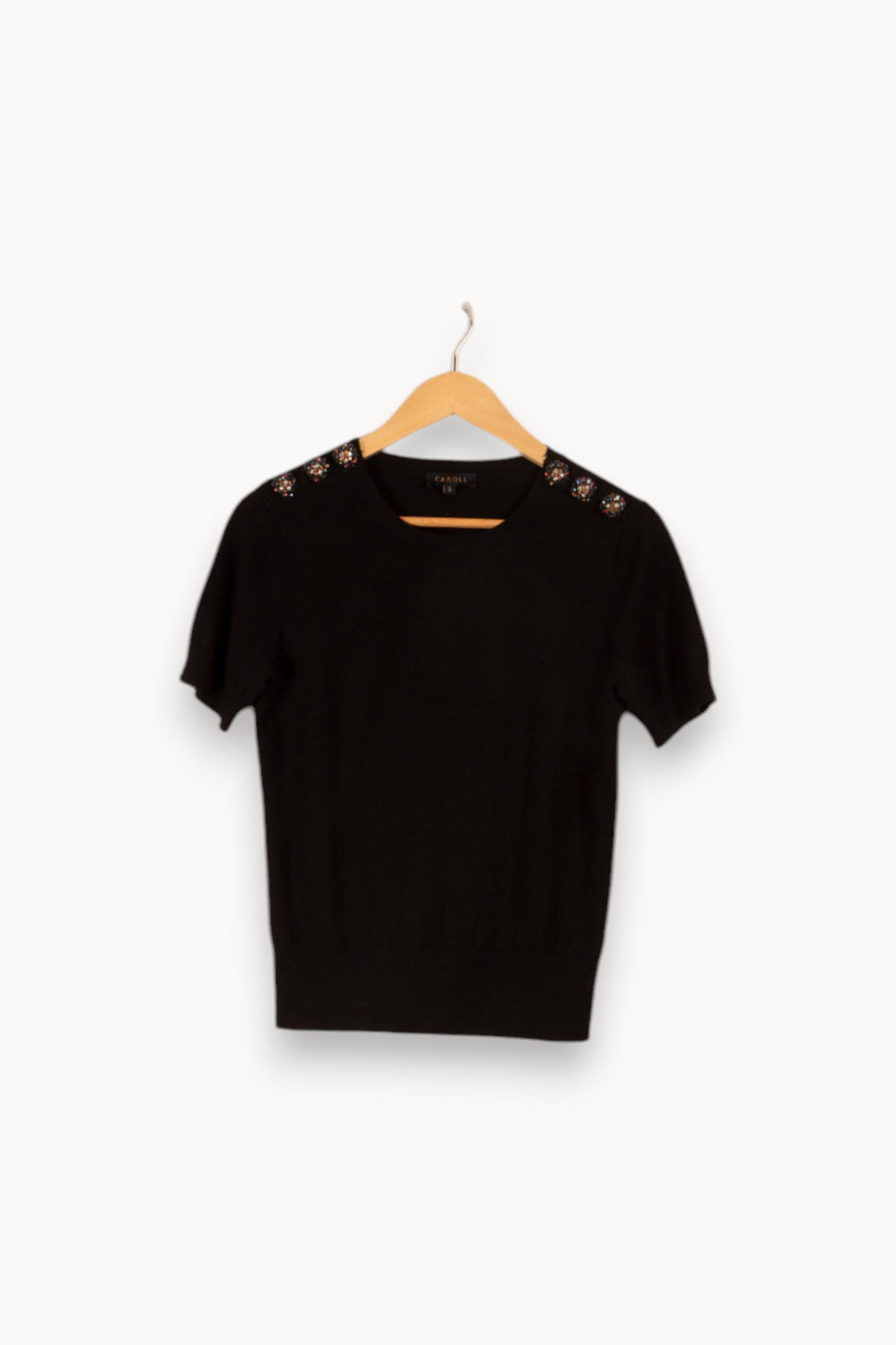 T-shirt noir - Taille S/36