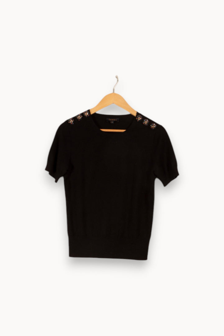 T-shirt noir - Taille S/36