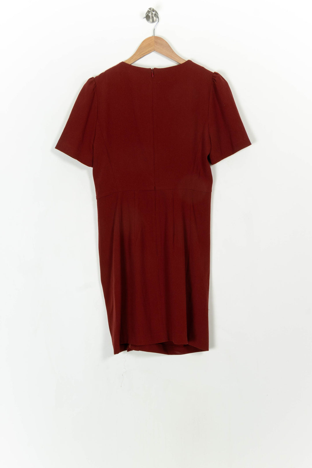 Robe Courte Rouge - Taille L/40 de la marque Tara Jarmon | PARAD19173 - Vendu par Paradigme - Image 4