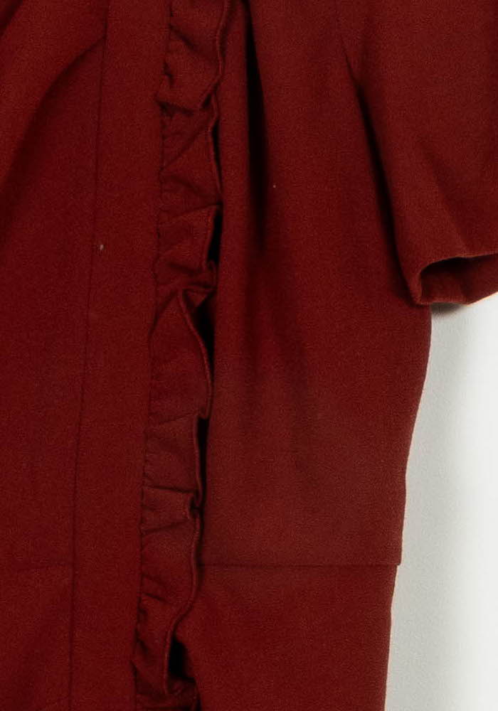 Robe Courte Rouge - Taille L/40 de la marque Tara Jarmon | PARAD19173 - Vendu par Paradigme - Image 3