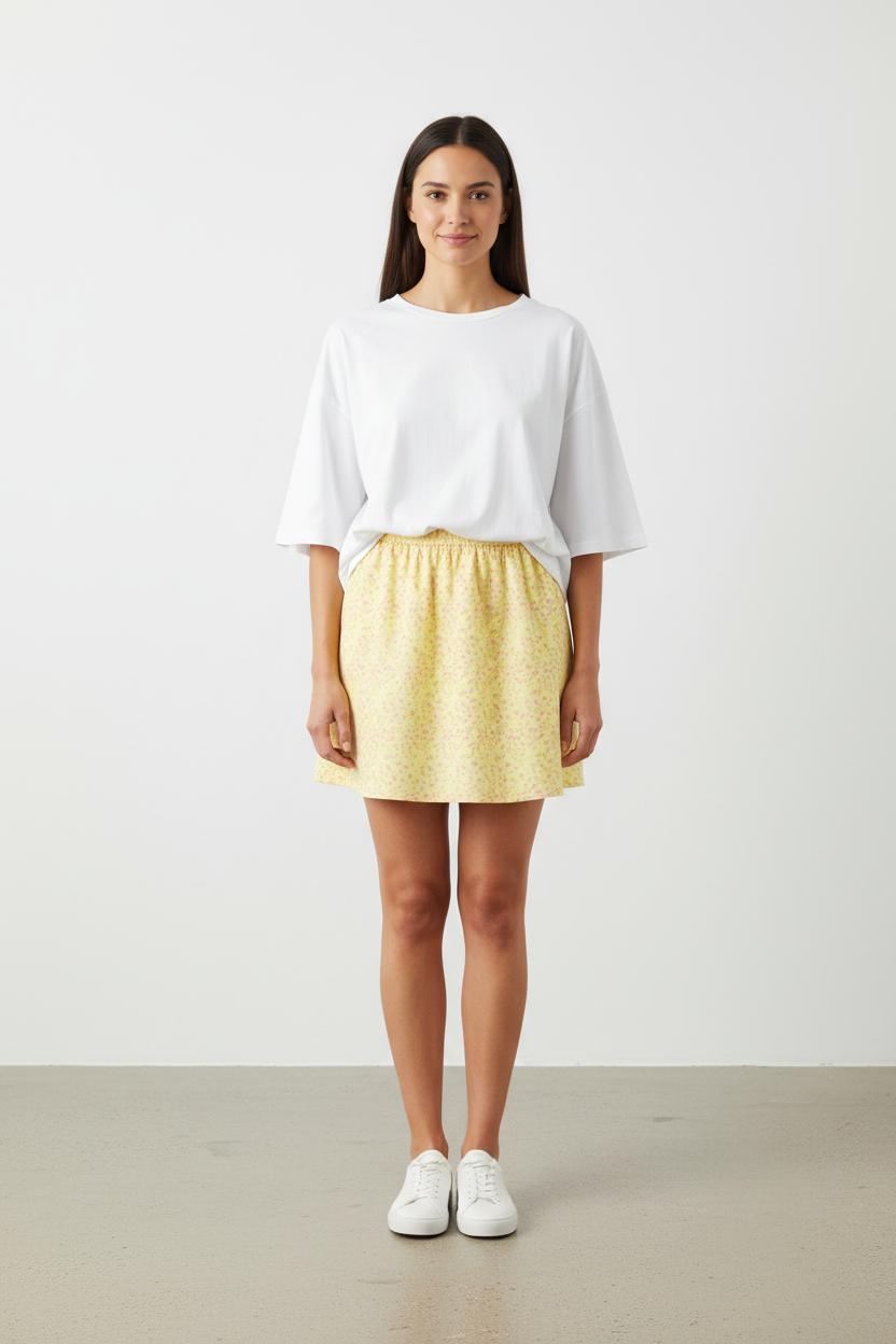 Jupe jaune/verte - Taille XS/34