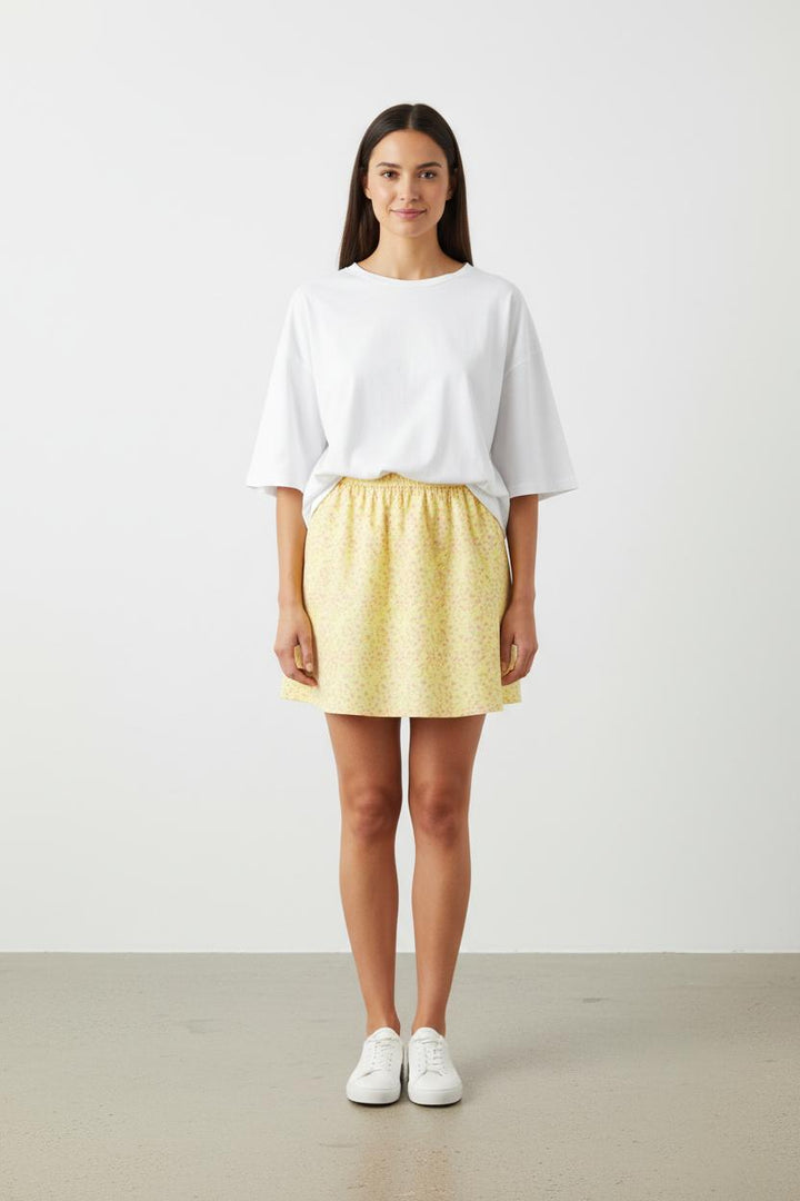 Jupe jaune/verte - Taille XS/34