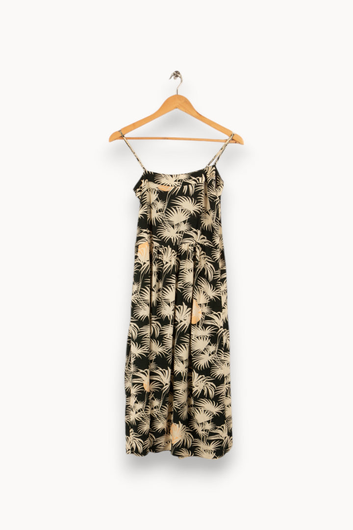 Robe verte à motifs - Taille XS/34