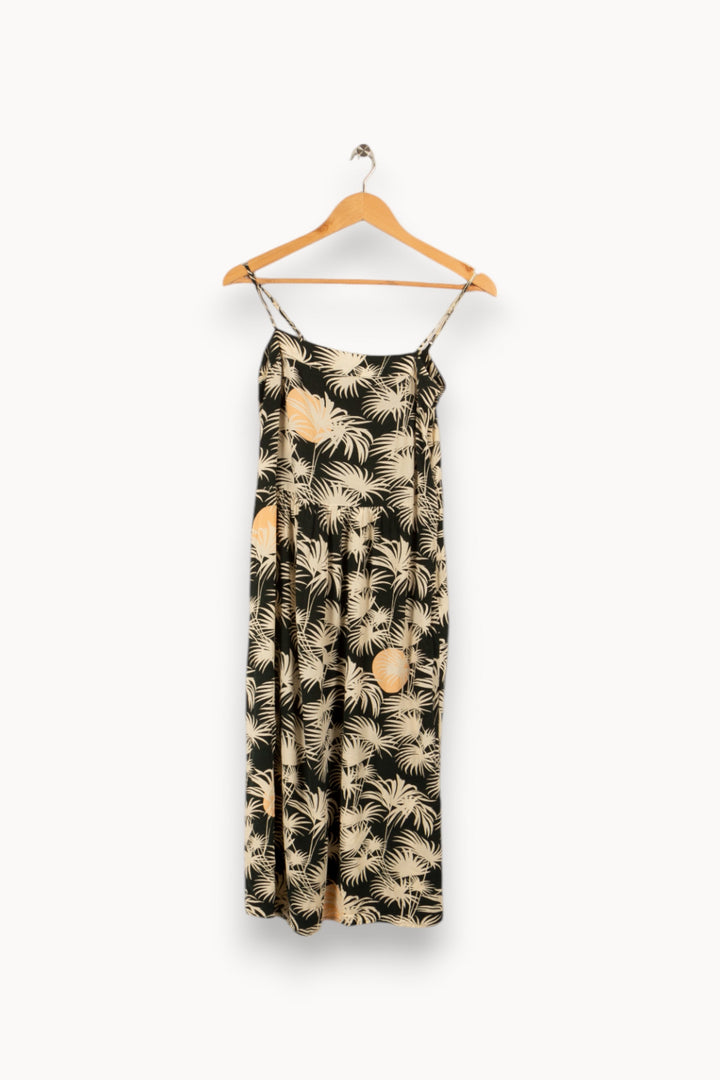 Robe verte à motifs - Taille XS/34