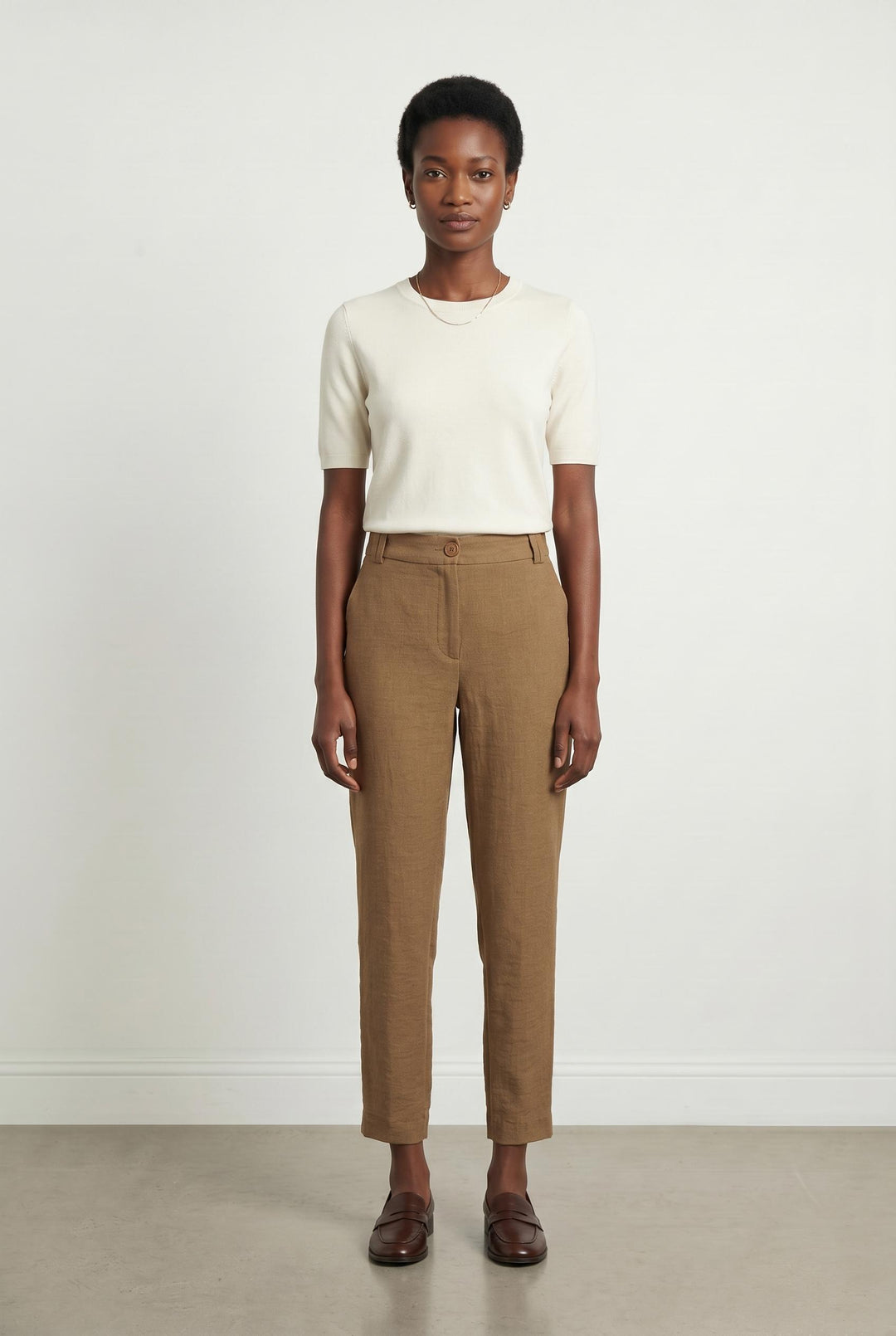 Pantalon Marron - Taille S/36 de la marque Stella Forest | PARAD19299 - Vendu par Paradigme - Image 1