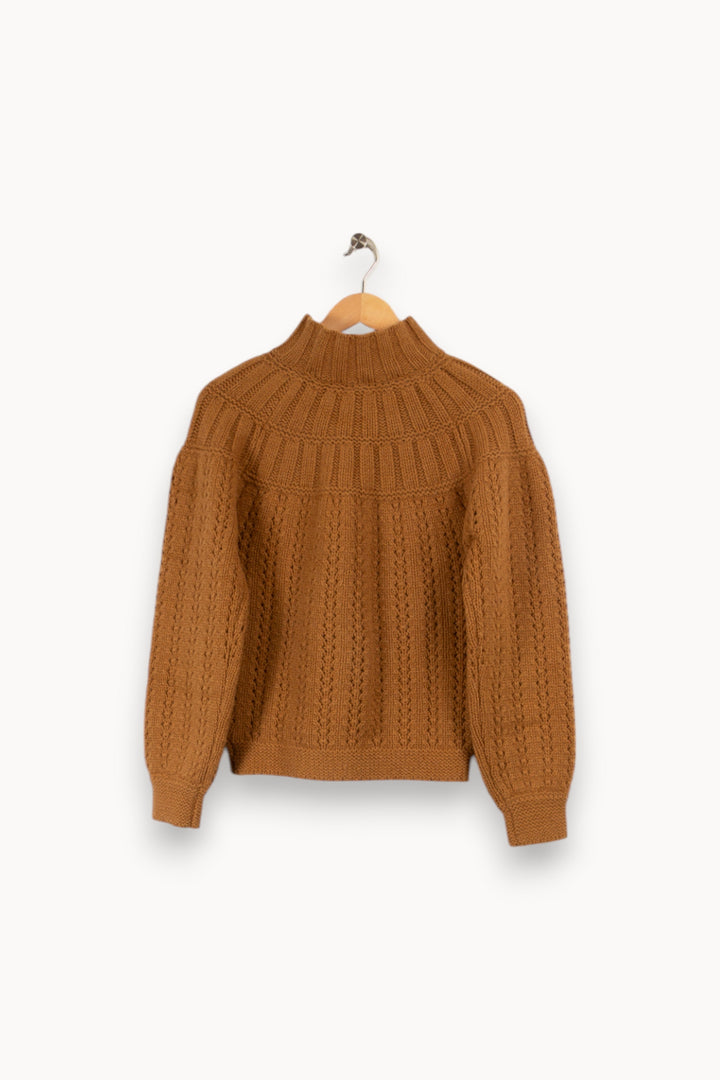 Pull marron - Taille S/36