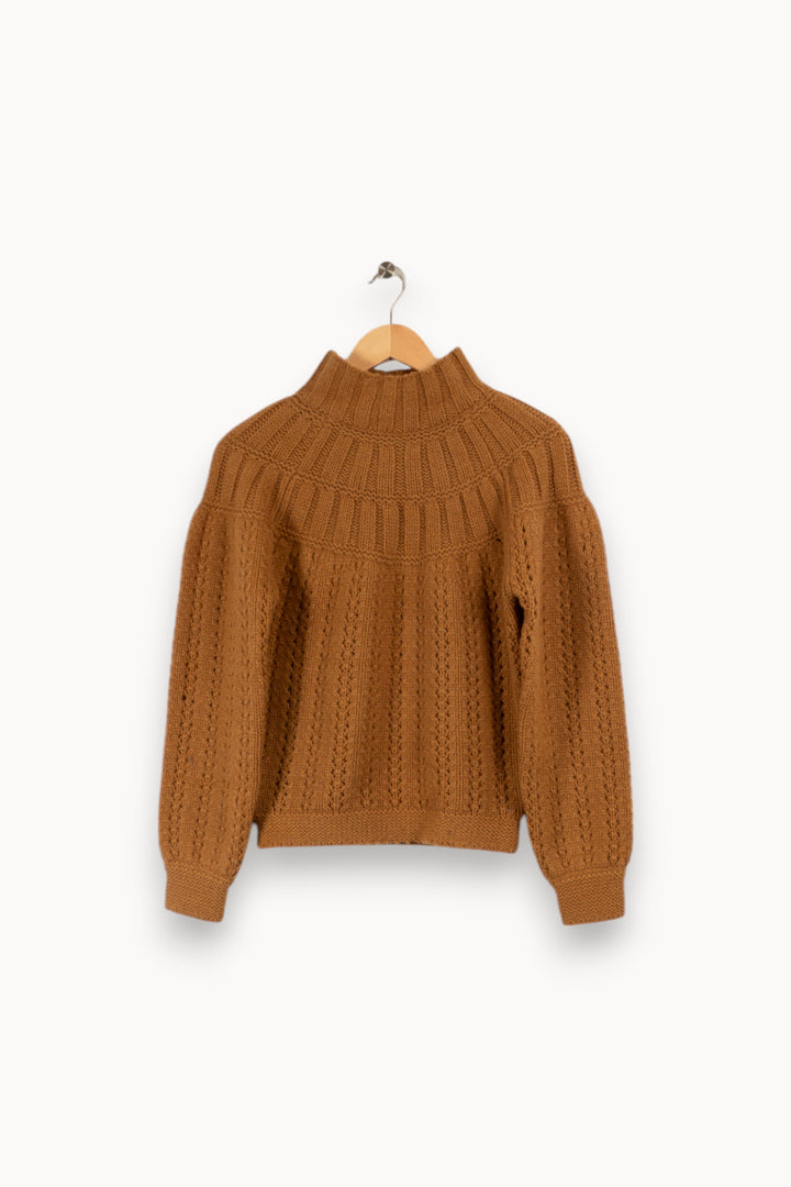 Pull marron - Taille S/36