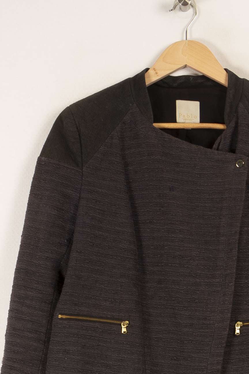 Veste violet/gris - Taille M/38