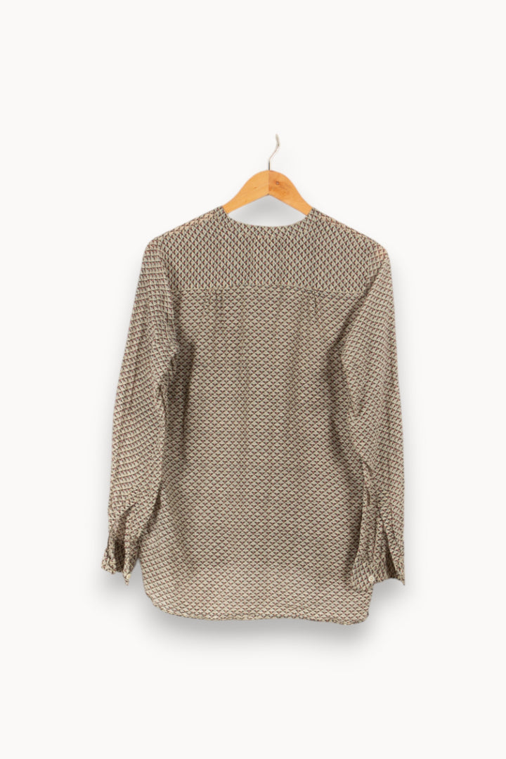Chemise en soie légère à motif - Taille XS/34