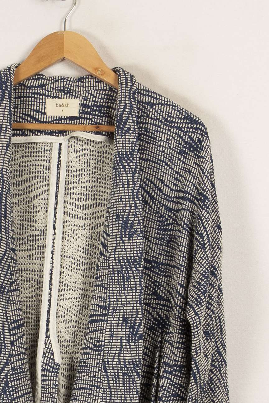 Veste bleue et blanche - Taille S/36