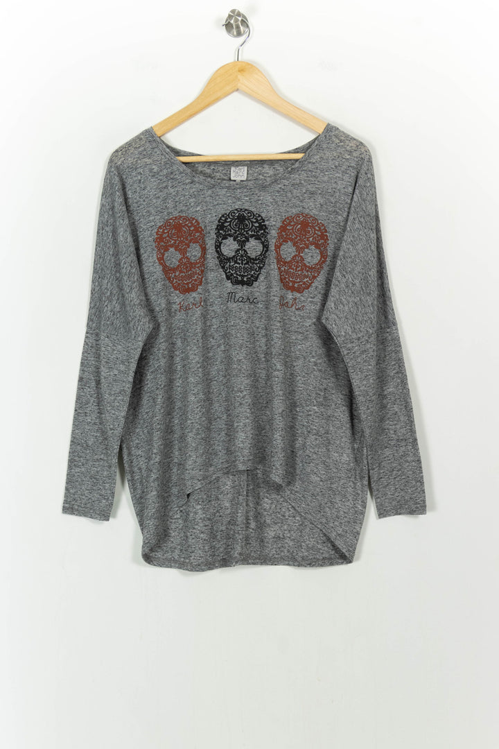 Tee-shirt Manches Longues Gris - Taille M/38 de la marque Karl Marc John | PARAD20078 - Vendu par Paradigme - Image 2