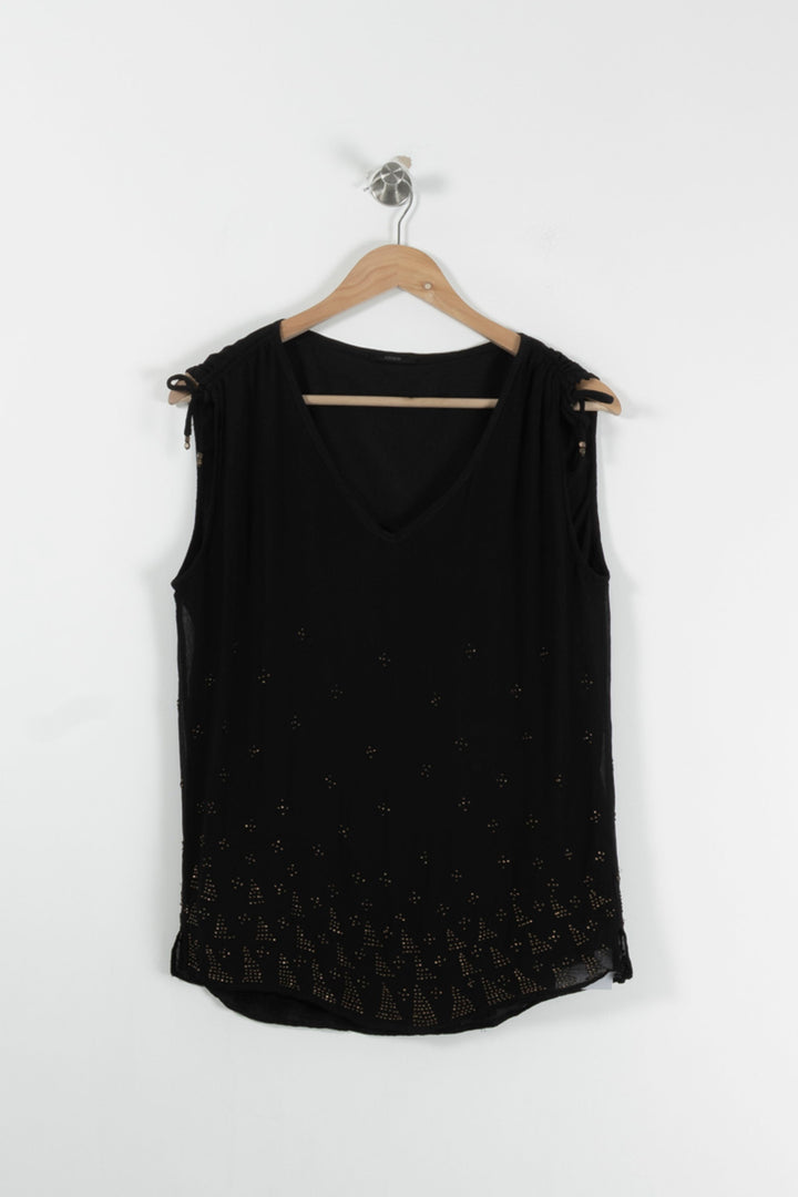 Débardeur Noir - Taille M/38 de la marque IKKS | PARAD20085 - Vendu par Paradigme - Image 2