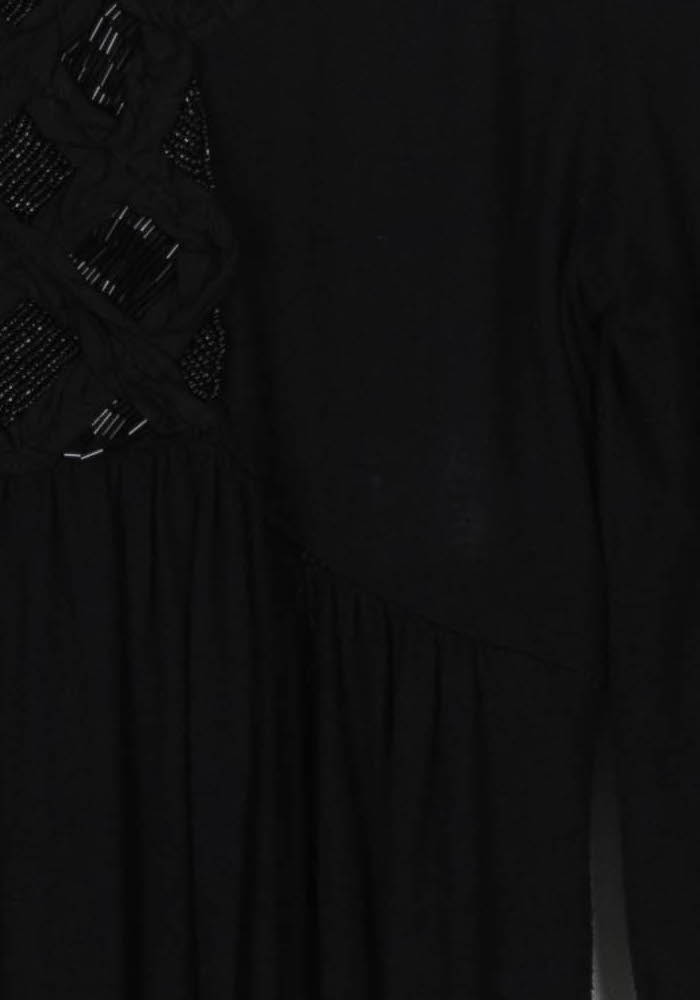 Robe Midi Noire - Taille S/36 de la marque Sandro | PARAD20134 - Vendu par Paradigme - Image 3