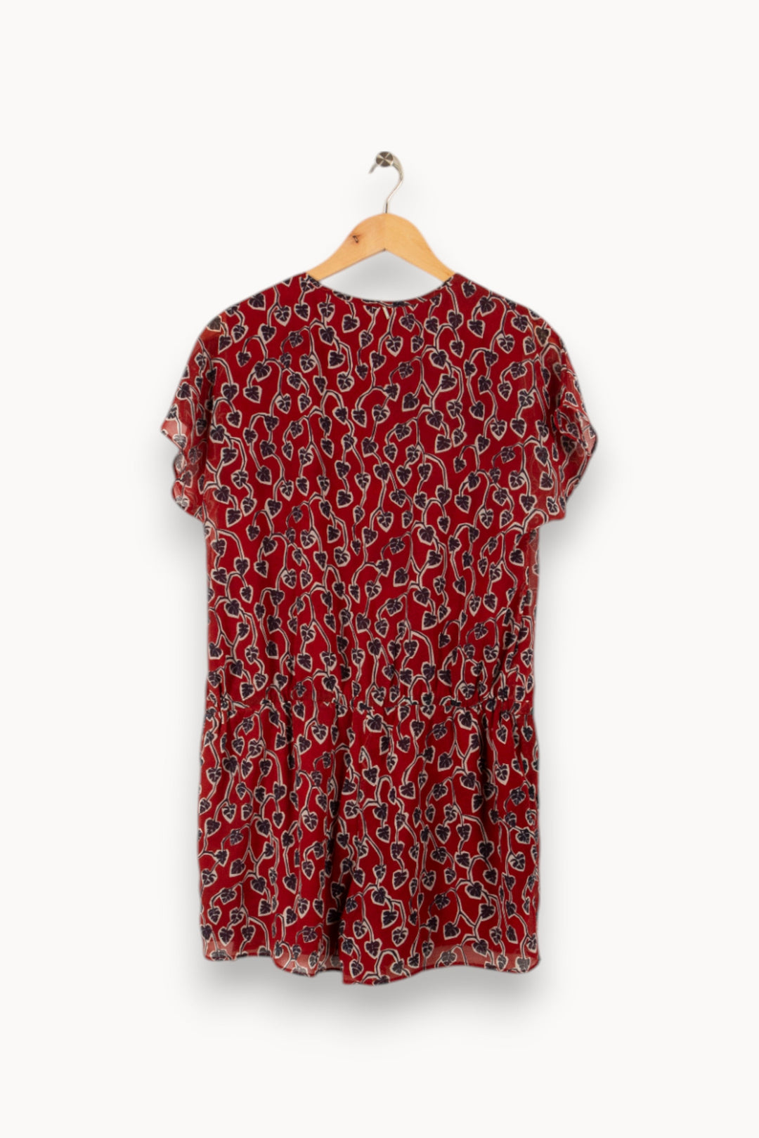 Robe rouge à motifs - Taille M/38