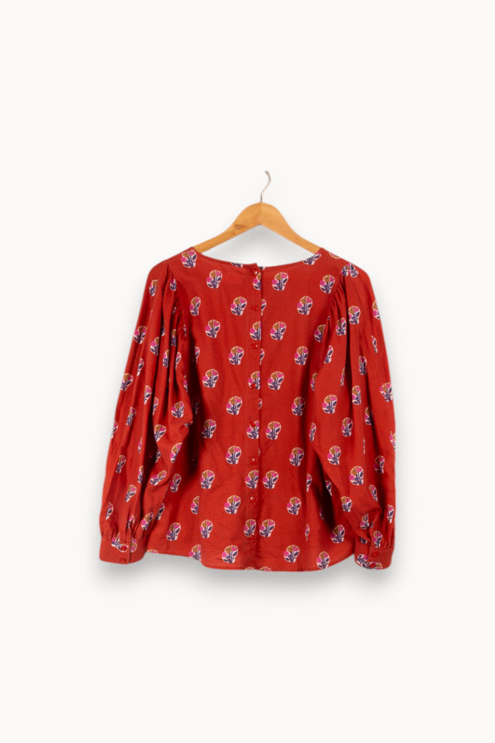 Blouse bordeaux - Taille M/38