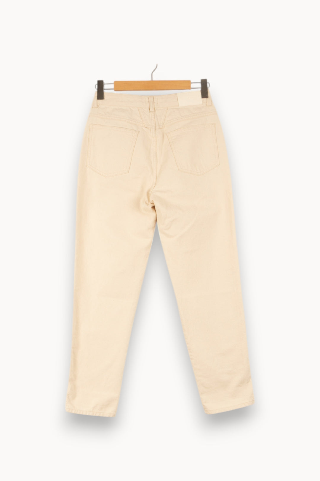 Jean Beige - Taille L/40 de la marque Sandro | PARAD20179 - Vendu par Paradigme - Image 4