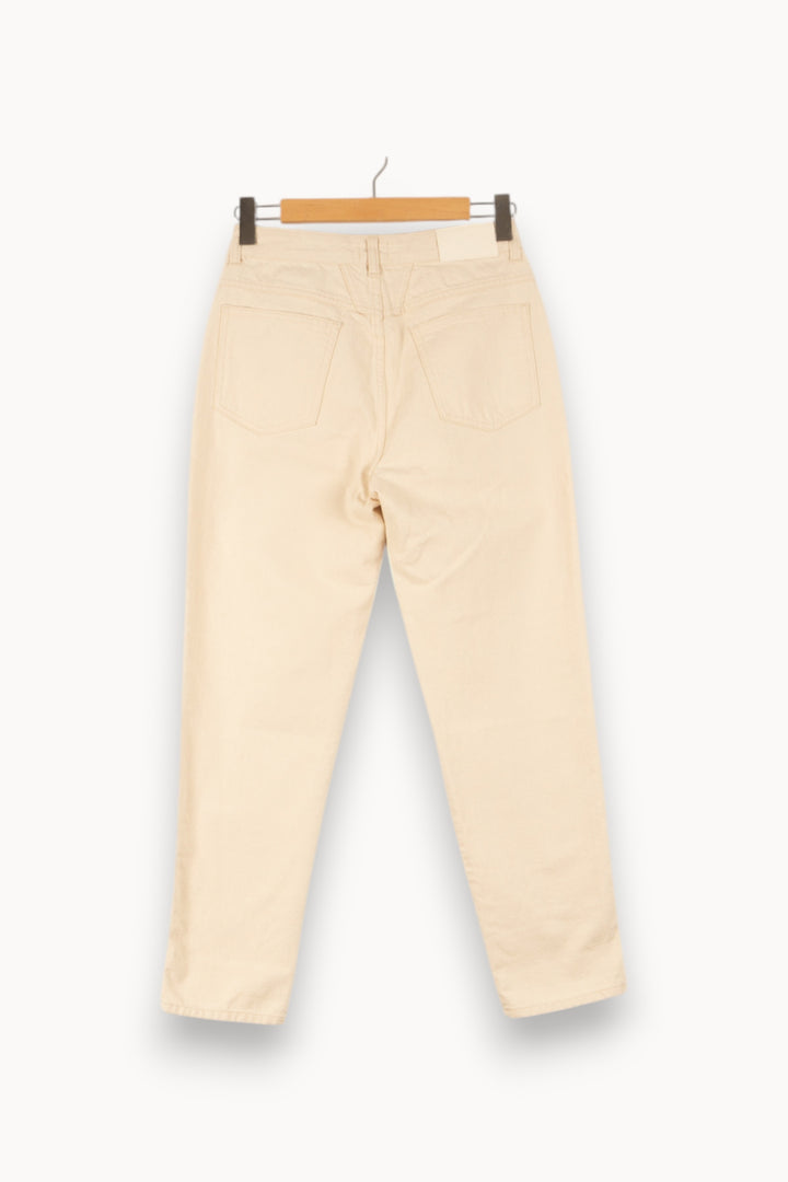 Jean Beige - Taille L/40 de la marque Sandro | PARAD20179 - Vendu par Paradigme - Image 4