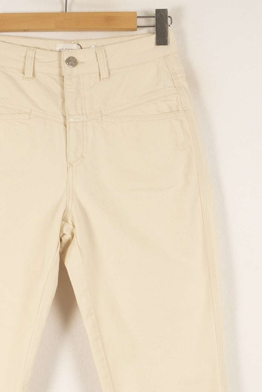 Jean Beige - Taille L/40 de la marque Sandro | PARAD20179 - Vendu par Paradigme - Image 3