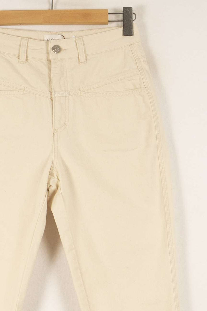 Jean Beige - Taille L/40 de la marque Sandro | PARAD20179 - Vendu par Paradigme - Image 3