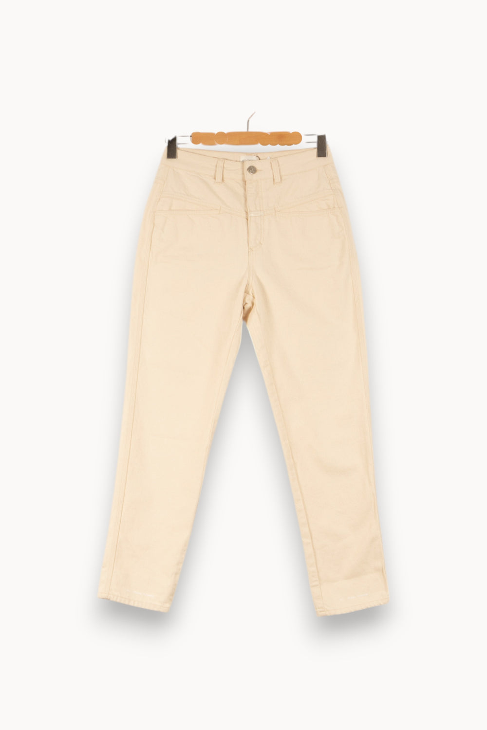 Jean Beige - Taille L/40 de la marque Sandro | PARAD20179 - Vendu par Paradigme - Image 2