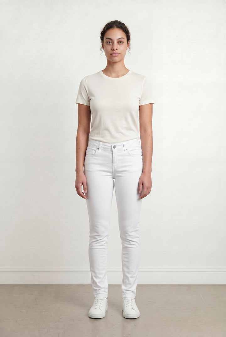 Jean Skinny Blanc - Taille L/40 de la marque IKKS | PARAD20182 - Vendu par Paradigme - Image 1