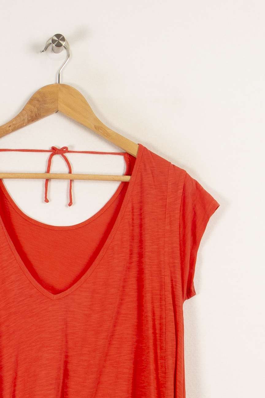 T-shirt rouge - Taille XS/34