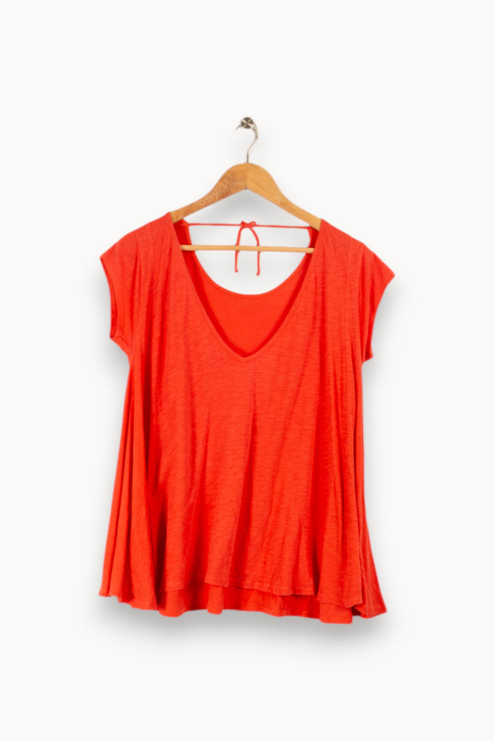 T-shirt rouge - Taille XS/34