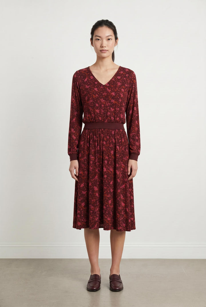 Robe Midi Bordeaux - Taille XS/34 de la marque Comptoir des Cotonniers | PARAD20254 - Vendu par Paradigme - Image 1