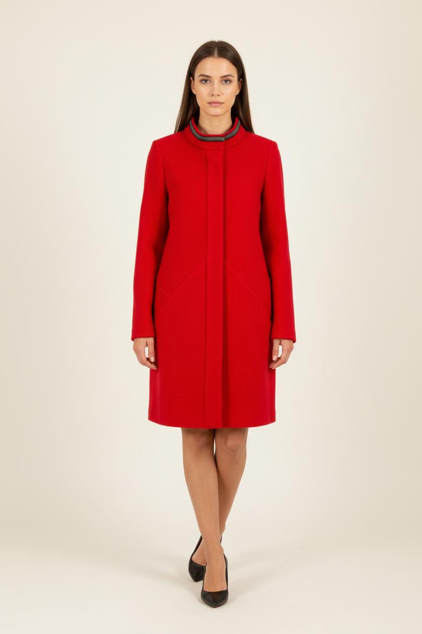 Manteau rouge - Taille M/38